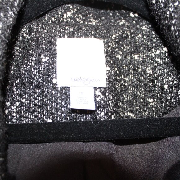 Cape Coat Boucle Grey Small - Picture 4 of 9